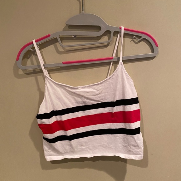 Striped cropped tank - Picture 3 of 4